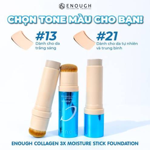 Kem Nền Che Khuyết Điểm Dạng Thỏi Enough Collagen 3in1