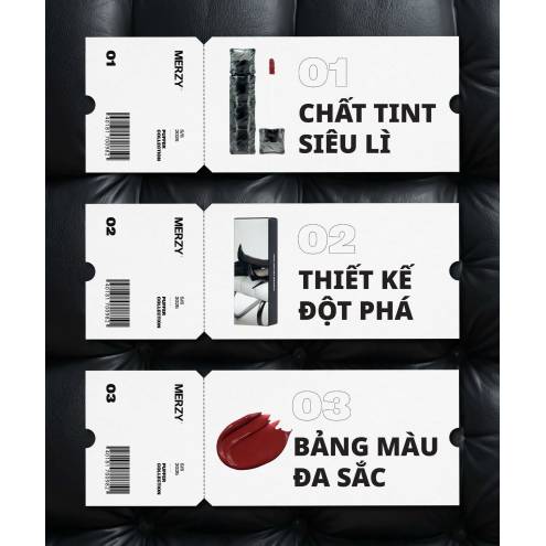 (New) Son Kem Lì Merzy Puffer Velvet Tint