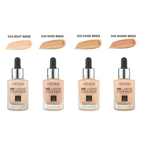 Kem Nền Catrice 24H HD Liquid Coverage Foundation