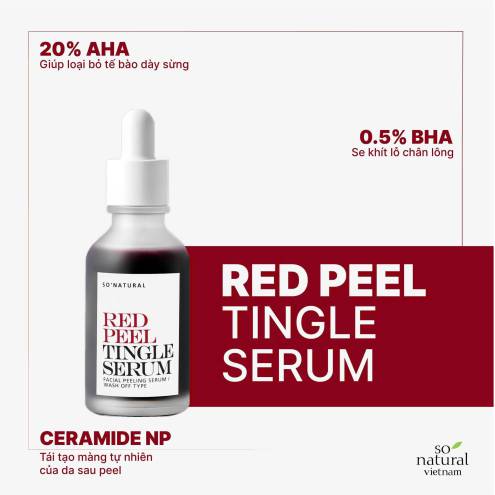 Tinh chất peel da SONATURAL Red Peel Tingle 