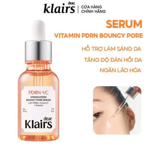 Tinh chất PDRN sáng da Dear Klairs Vitamin PDRN Bouncy Pore Serum 35ml