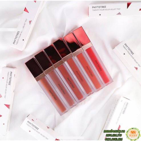 Son Kem Siêu Lì Phytotree Twenty Four Hour Velvet Tint