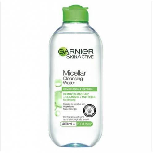 Nước tẩy trang Garnier micellar water 400ml xanh lá( xách tay)