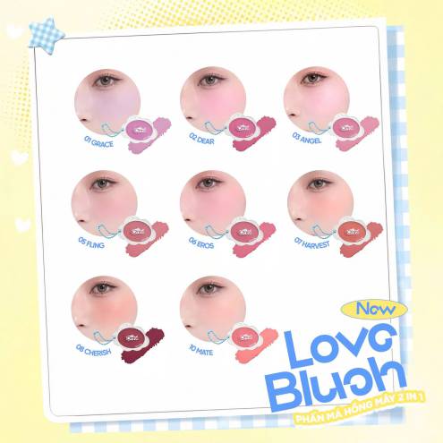 PHẤN MÁ HỒNG 520 CLUB LOVE BLUSH - FP01