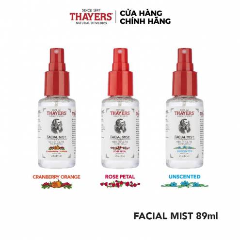 Nước Hoa Hồng Thayers Không Cồn Dạng Xịt Hoa Hồng Facial Mist - Rose Petal  