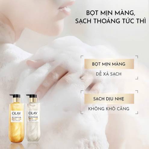 Sữa Tắm Sáng Da , Dưỡng Ẩm  OLAY B3 nhũ - 333ml 