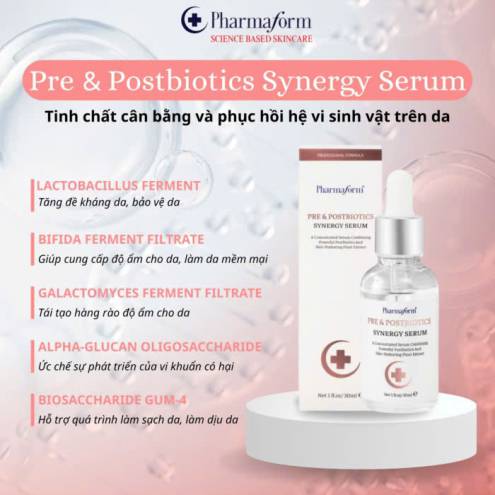 Serum Pharmafom Pre & Postbiotics Synergy-Lợi Khuẩn 30ml