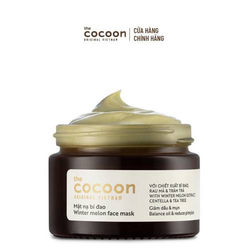 Mặt Nạ Rửa Dành Cho Da Dầu Và Mụn Ẩn Chiết Xuất Bí Đao The Cocoon Winter Melon Face Mask