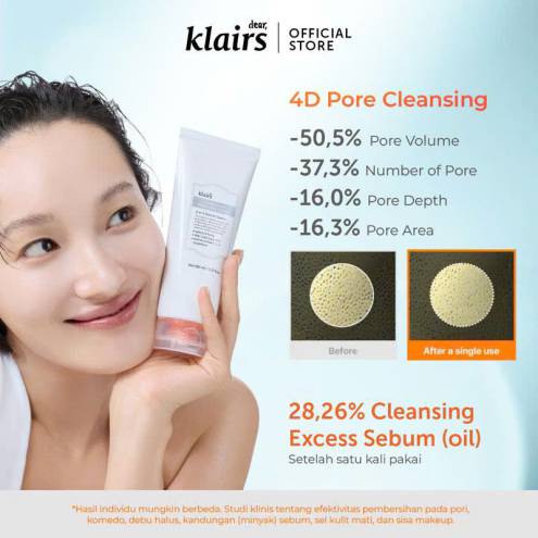 Klairs Sữa rửa mặt Freshly Juiced Vitamin Mask Cleanser 150ml