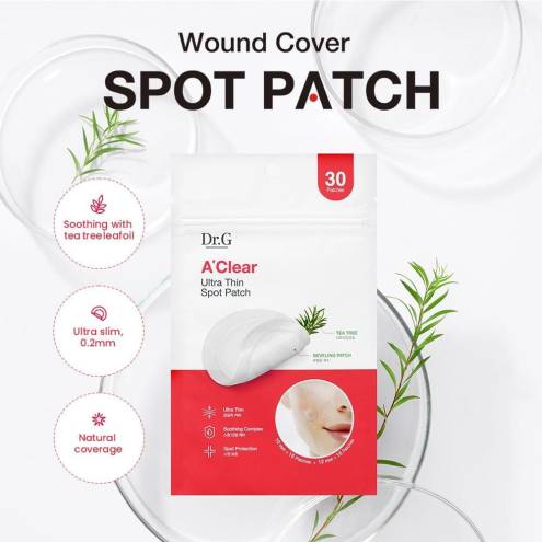 Miếng Dán Mụn Dr.G A'Clear Ultra Thin Spot Patch 30 Miếng