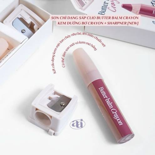 Son bút chì Clio Butter Balm (có kèm gọt bút)