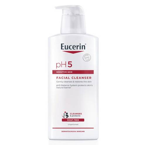 Sữa Rửa Mặt Eucerin Dịu Nhẹ Cho Da Nhạy Cảm 400ml pH5 Facial Cleanser Sensitive Skin
