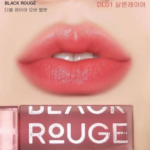  Black Rouge Double Layer Over Velvet 