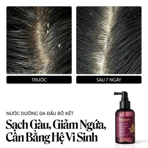 Nước dưỡng da đầu bồ kết Cocoon 140ml