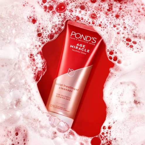 Sữa rửa mặt ngăn ngừa lão hóa Ponds Age Miracle 100g 