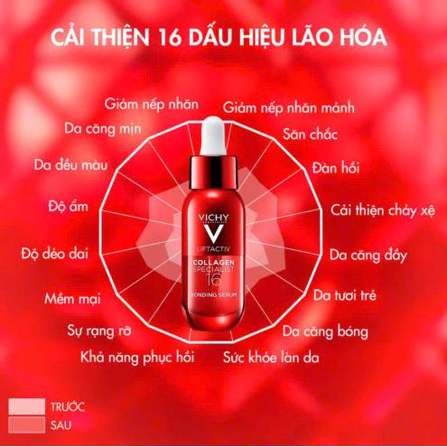 Serum Hỗ Trợ Trẻ Hoá Và Săn Chắc Da Vichy Liftactiv Collagen Specialist 16 Bonding Serum 30ml
