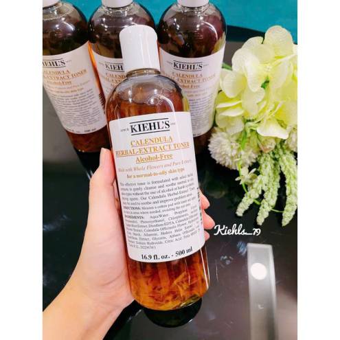 Nước hoa hồng hoa cúc Kiehl’s Calendula Herbal-Extract Toner 40ml