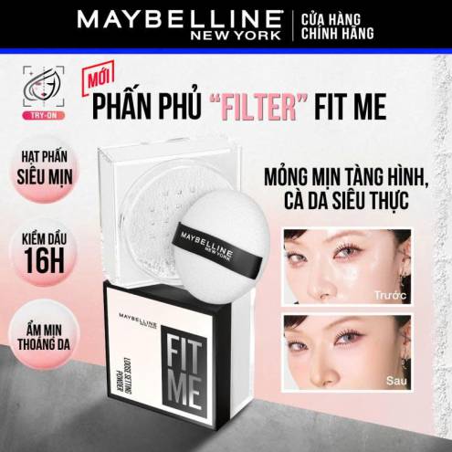 Phấn Phủ Dạng Bột Maybelline Fit Me Mattifying Setting Powder 10g