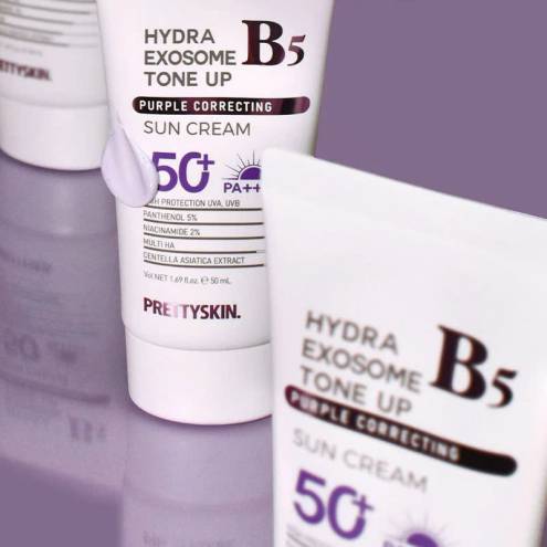 Kem chống nắng nâng tông Pretty Skin Hydra B5 Exosome Tone Up