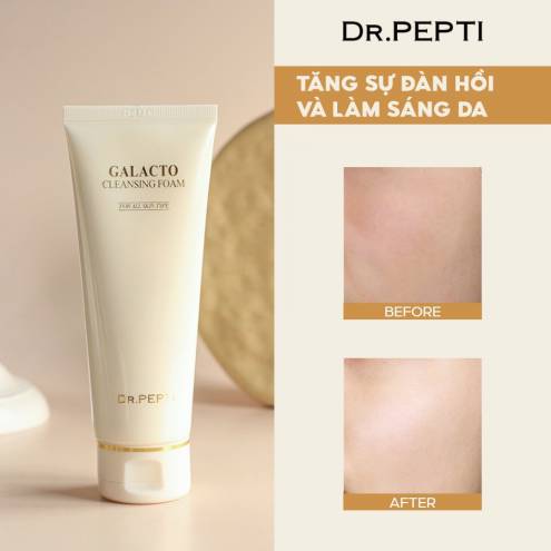 Sữa Rửa Mặt Tạo Bọt Dr.Pepti+ Galacto Cleansing Foam