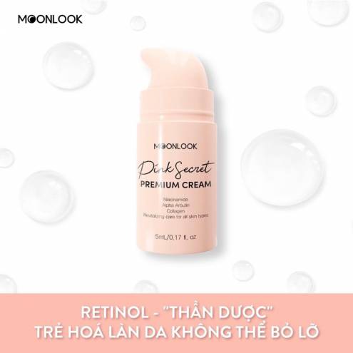 Kem Retinol Hồng Nhũ Hoa Cao Cấp MoonLook