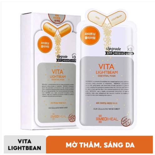Mặt Nạ Miếng Giảm Mụn, Dưỡng Trắng, Chống Lão Hóa, Phục Hồi Da Mediheal Essential Mask REX 24ml (Teatree, Collagen, Lightbeam, Placenta) 