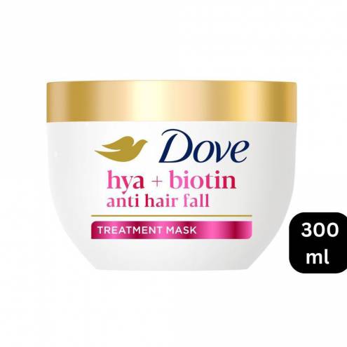 Kem ủ Dove Phục hồi hư tổn Hya + Ceramide / Ngăn gãy rụng tóc Hya + Biotin 300ML