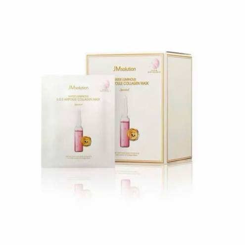 Mặt nạ thạch JM Solution Water Luminous SOS Ampoule Collagen Mask