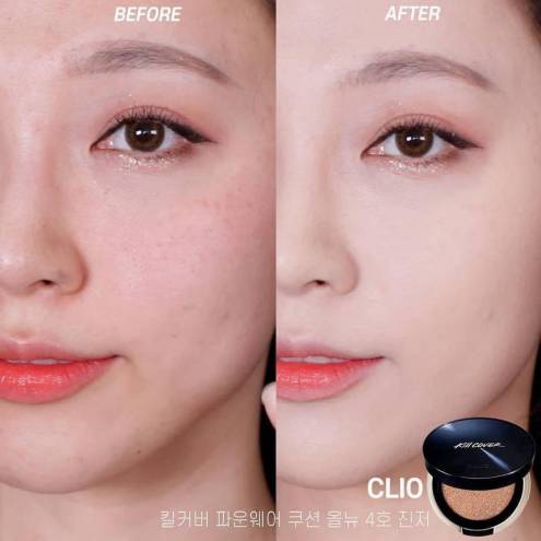 Phấn Nước Che Phủ Lâu Trôi Clio Kill Cover Founwear Cushion All New SPF 50+ PA++++ [ Kèm Lõi Refill ]