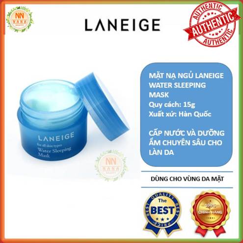 [Mini 15ml] Mặt nạ ngủ Laneige Water Sleeping Mask 