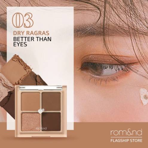 Romand - Phấn mắt Better Than Eyes 4 Ô