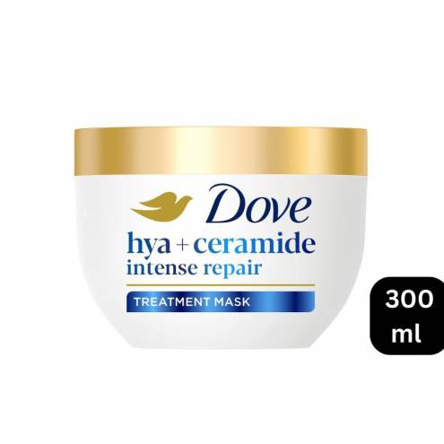 Kem ủ Dove Phục hồi hư tổn Hya + Ceramide / Ngăn gãy rụng tóc Hya + Biotin 300ML