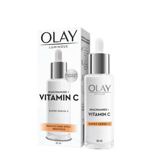 Super Serum Olay Luminous Niacinamide + Vitamin C Mờ Vết Thâm, Đốm Nâu, Dưỡng Sáng Da 30Ml