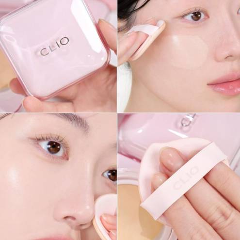 PHẤN NƯỚC CLIO KILL COVER MESH GLOW TONE 19C (TẶNG KÈM TÚI GẤU DÂU)