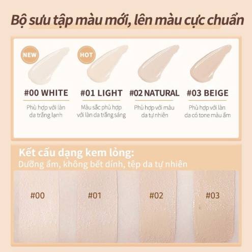 Kem Che Khuyết Điểm Judydoll Làm Mịn Da Traceless Cloud-Touch Concealer 3.2g