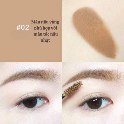 Mascara Chân Mày Tự Nhiên, Bền Màu, Lâu Trôi Judydoll Eyebrow Mascara 2.5g