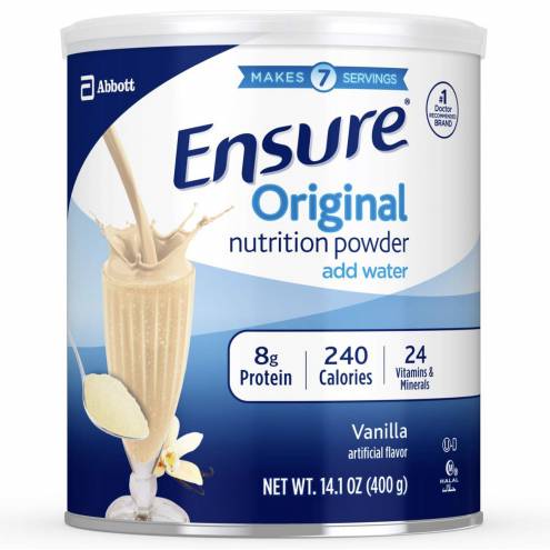 Sữa Ensure Original Nutrition Powder hương vani của Mỹ 400g