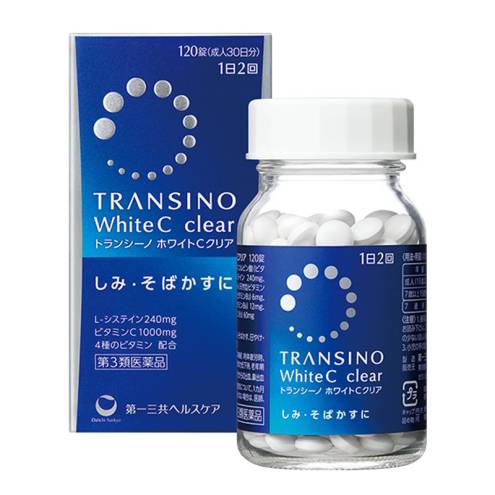 Viên Uống Trắng Da Transino White C Clear 