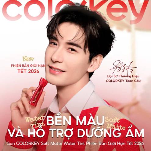 SON COLORKEY SOFT MATTE WATER TINT (PHIEN BAN TET)