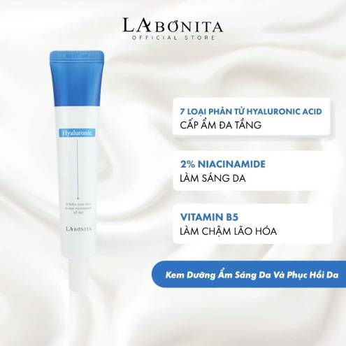 Kem Dưỡng Ẩm Sáng Da Và Phục Hồi Da La Bonita Vital Hyaluronic Acid Cream 50ml