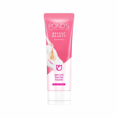 Sữa Rửa Mặt Sáng Hồng Rạng Rỡ Ponds Bright Beauty Serum Facial Foam 100G