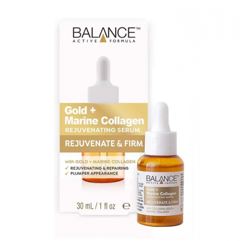 Tinh Chất Dưỡng Da Căng Bóng, Ngừa Lão Hóa Balance Active Formula Gold+ Marine Collagen Rejuvenating Serum 30ml 