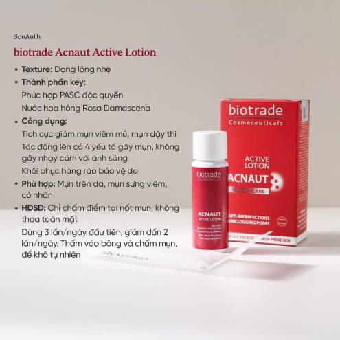 Chấm Mụn Biotrade Acnaut Active Lotion (10ml)
