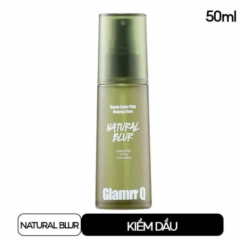 Xịt Khóa Nền Cố Định Trang Điểm Thuần Chay Cho Da Nhạy Cảm Glamrr Q Vegan Super Makeup Fixer