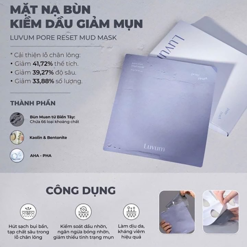 Mặt nạ thạch Luvum Mask (miếng)