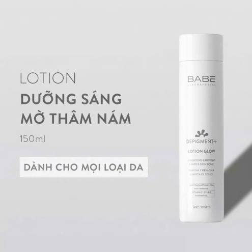 Nước Hoa Hồng Babe Depigment Lotion Glow 150ml