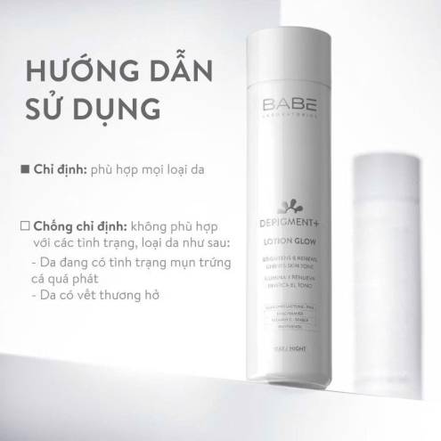 Nước Hoa Hồng Babe Depigment Lotion Glow 150ml