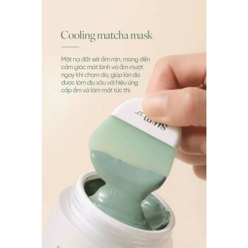 Mặt Nạ Matcha Làm Dịu Da Sạch Sâu Su:m37 Micro-Active Super Matcha Pore Mask Pack 10ml