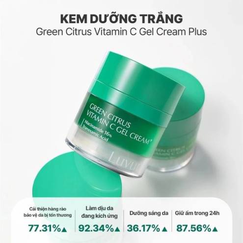 Kem dưỡng Luvum  Green Citrus Vitamin C Gel 