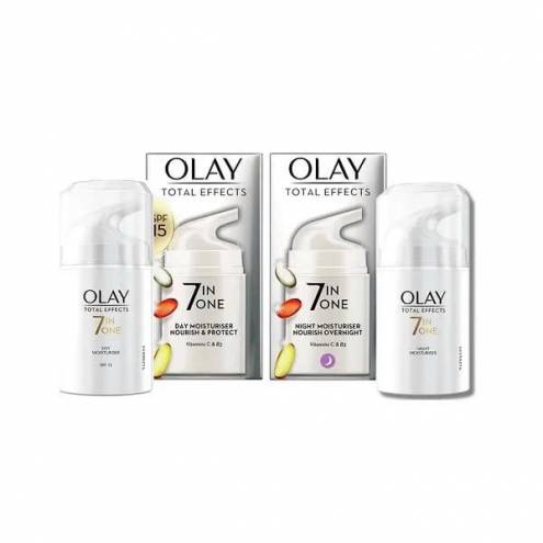 Set kem dưỡng Olay Total Effects 7 in 1 ngày và đêm bản UK 37ML